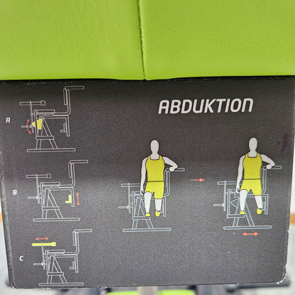 Set of 2 Itensic abduction and adduction, medical strength training devices ab-effect and ad-effect, manufacturer Proxomed, medical approval MPG, used - refurbished condition