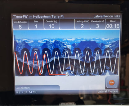 Proxomed Compass 530 Lateralflexion, Seitneige-Maschine, MPG, Reha, Rahmenfarbe Silber, gebraucht - überholter Zustand