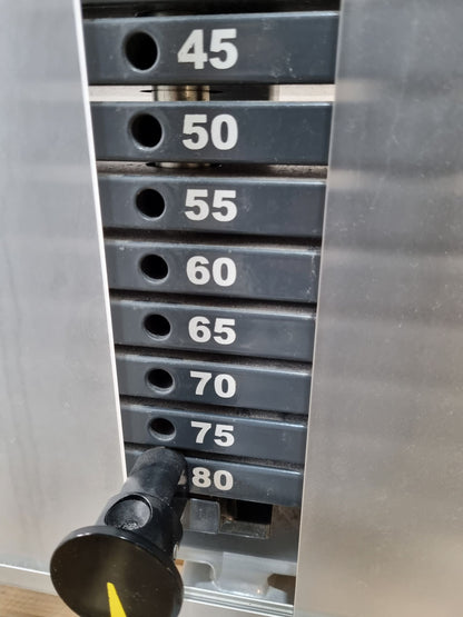 Proxomed Compass 530 Rumpfrotator, Rotator, Rotationsmaschine, Twister, Rotary Torso, seitliche Bauchmuskeln, MPG, Reha, Rahmenfarbe Silber, gebraucht - überholter Zustand