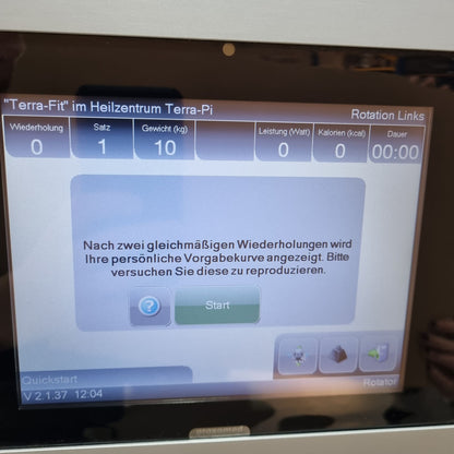Proxomed Compass 530 Rumpfrotator, Rotator, Rotationsmaschine, Twister, Rotary Torso, seitliche Bauchmuskeln, MPG, Reha, Rahmenfarbe Silber, gebraucht - überholter Zustand