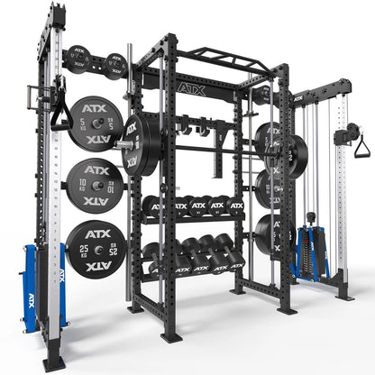 ATX Cable Cross Rack mit 2 x 90 kg Steckgewichten und vielen Extras