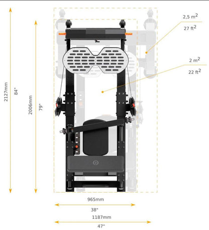 Booty Builder V8, Hip Thrust Maschine, Pomaschine