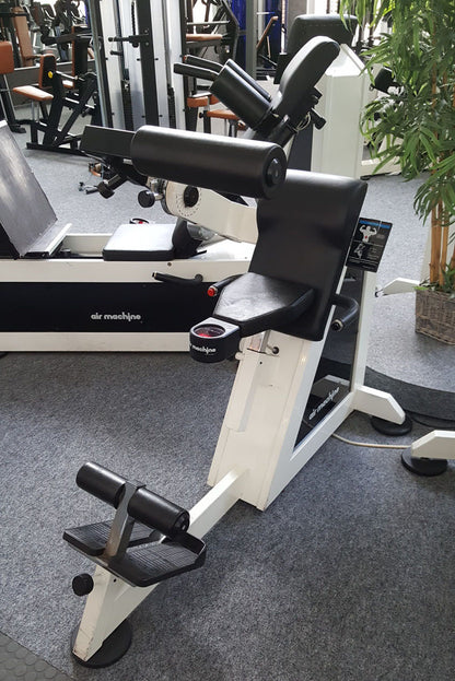Air Machine Circuit, 14 fitness devices with resistance via air pressure including compressor, similar to hydraulics, used at a special price