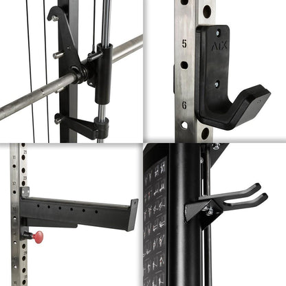 ATX Multigym GMX-2000 mit 2 x 90 KG Steckgewichten und Beinpresse