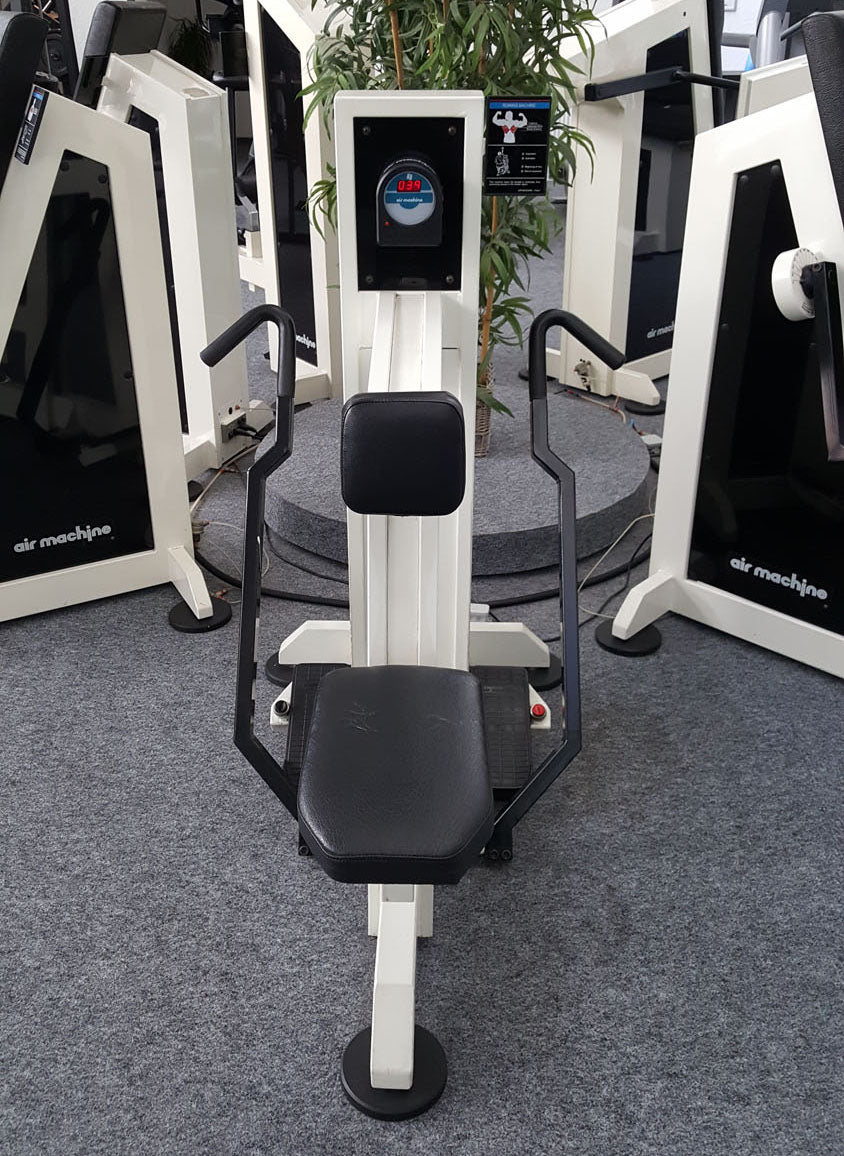 Air Machine Circuit, 14 fitness devices with resistance via air pressure including compressor, similar to hydraulics, used at a special price