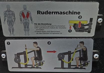 Master Sport Plate loaded Set, 14 Kraftgeräte, Farbe Schwarz/Anthrazit und Gelb, gebraucht - geprüfter Zustand