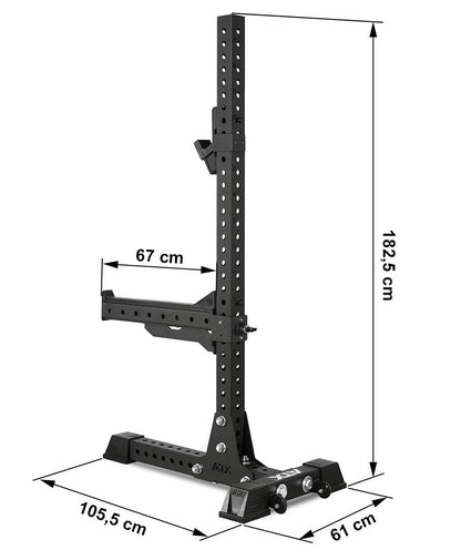 ATX Free Stands - massives Hantel Rack freistehend inkl. J-Hooks und Safety Spotter Arms