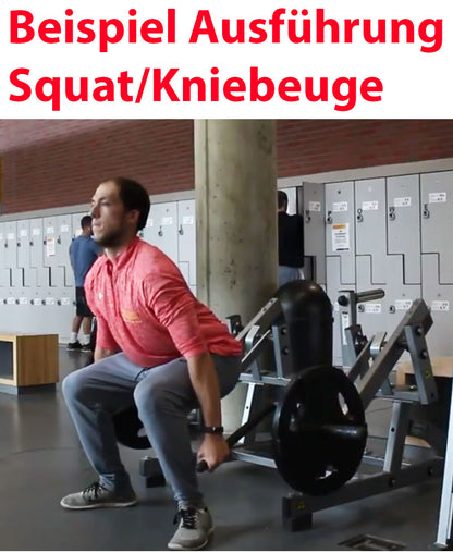 Squat High Pull - Plate loaded Kraftgerät, Hammer Strength Nachbau, gebraucht - geprüfter Zustand