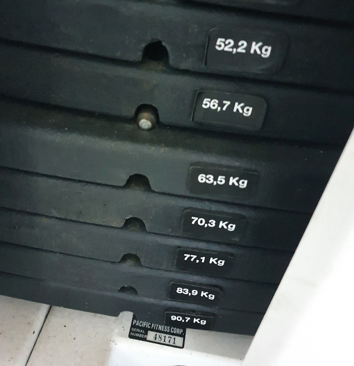 Stairmaster Beinbeuger, sitzend, weiß, gebraucht, Pacific