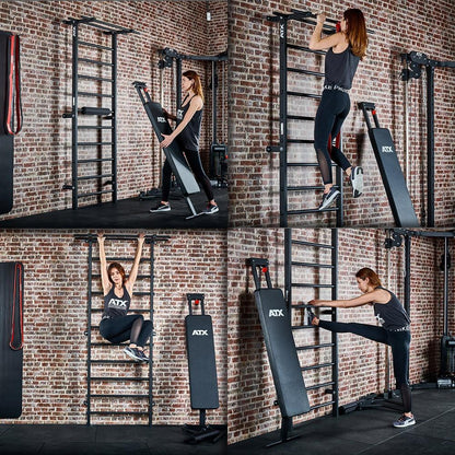 ATX Wall Bar Gym / Sprossenwand mit Bank