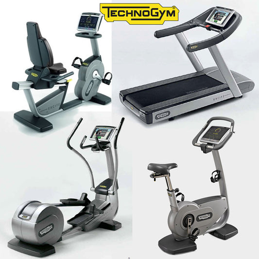 TechnoGym Cardiogeräte Excite Line 500 und 700, Fitnessgeräte Set