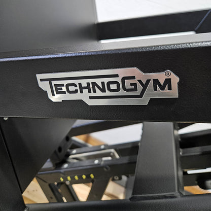 Technogym Pure Strength Linear Leg Press, Plate loaded 45° leg press, color black, used, refurbished condition