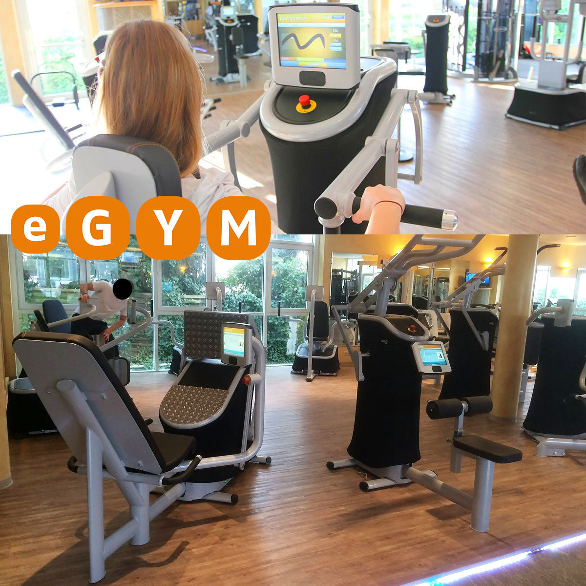 eGym 9er Kraft Zirkel, 9 Kraftgeräte, inkl. PREMIUM Software, Baujahr 2015, Free Flow Technik, gebraucht - überholter Zustand