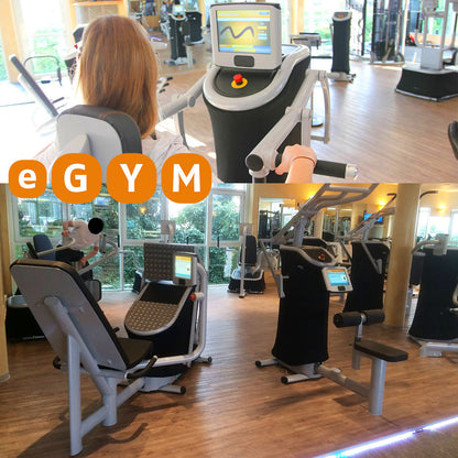 eGym 9er Kraft Zirkel, 9 Kraftgeräte, inkl. PREMIUM Software, Baujahr 2015, Free Flow Technik, gebraucht - überholter Zustand