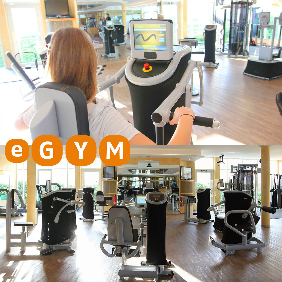 eGym 8er Kraft Zirkel, 8 Kraftgeräte, inkl. PREMIUM Software, Baujahr 2014, Lady Version, gebraucht - überholter Zustand