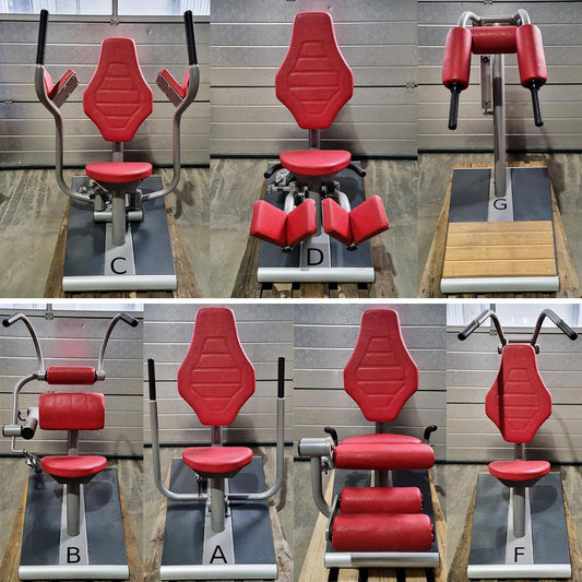 Easy Circulate Zirkel von SportsArt/Medex - 7 Zirkelgeräte mit Ampelanlage, gebraucht - überholter Zustand