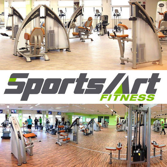 SportsArt Existenzgründerpaket - Kraftgeräte, Cardiogeräte, Zirkel, Hantelbänke etc - komplette Fitnessstudio Ausstattung - gebraucht, überholter Zustand