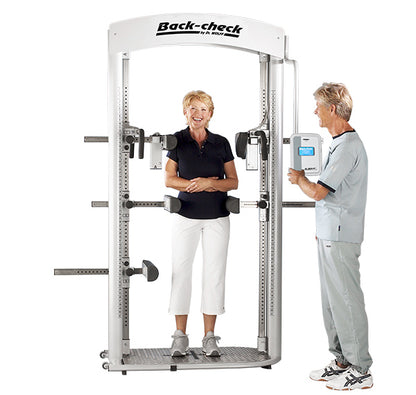 Dr. Wolff Back Check 607, NEUES MODELL, Touchscreen, Silber, guter gebrauchter Zustand
