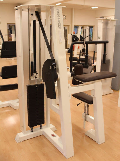 Gym80, Trizepsmaschine horizontal, Edition Line, Weiß, gebraucht - überholter Zustand
