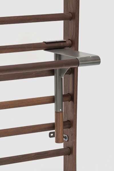 WaterRower NOHrD Wall Bars Walnut, 10 or 14 rungs