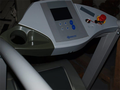 Ergo-Fit Trac 3000 Alpin Laufband, extra langer Handlauf, Silber, gebraucht - überholter Zustand inkl. neuer Laufdecke!