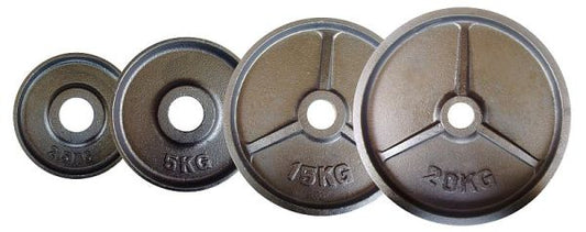 Weight plates, cast iron, 50 mm, black