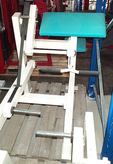 Bizepsmaschine, Dual, Jimsa, gebraucht, für Scheibenaufnahme / Plate loaded