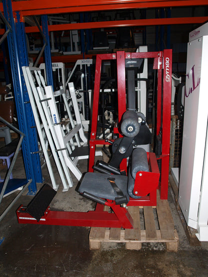 Gym 80 Rückenstreckermaschine, Lower Back, Hyperextension, gebraucht, rot