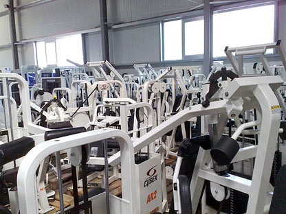 Cybex Kraftgerätepark, gebraucht, 10 Fitnessgeräte, Fitnessstudio Ausstattung