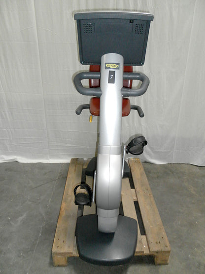 Technogym Recumbent Excite Line 700 mit LED Display und Handpuls und Polar, gebraucht - überholter Zustand
