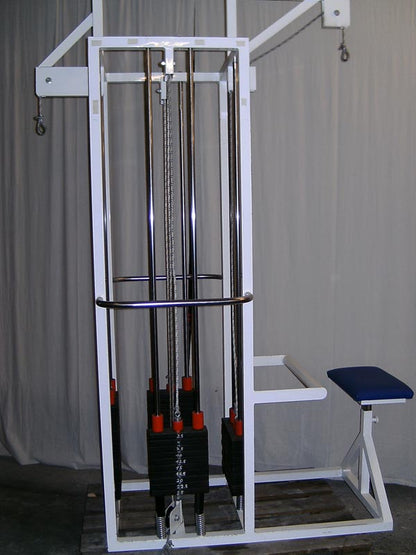 4 Stationenturm für Ladyfitness, weiß, gebraucht