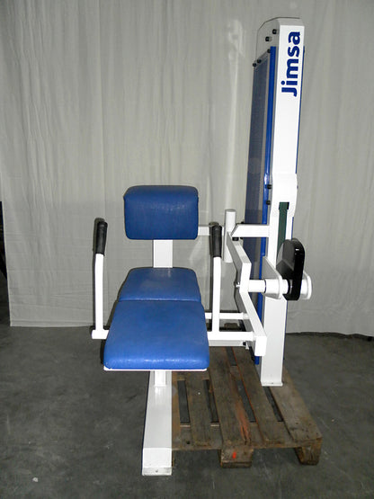 Jimsa Bauchmaschine, liegend, weiß, Fitline, gebraucht
