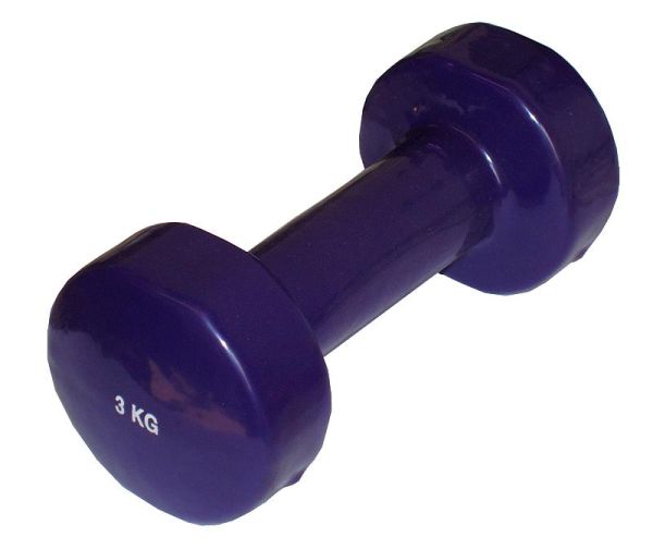 Gymnastikhanteln, 0,5 kg - 5,0 kg, Vinyl, farbig, Stück