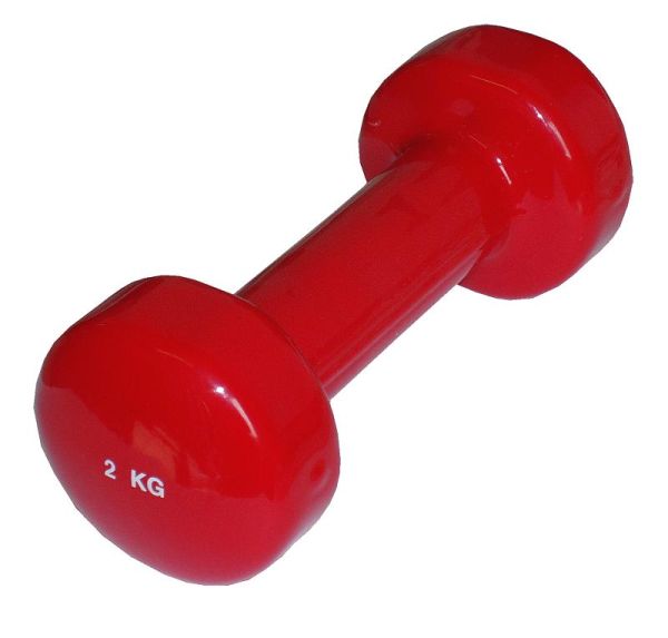 Gymnastikhanteln, 0,5 kg - 5,0 kg, Vinyl, farbig, Stück