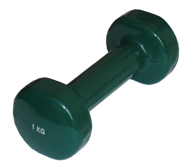 Gymnastikhanteln, 0,5 kg - 5,0 kg, Vinyl, farbig, Stück