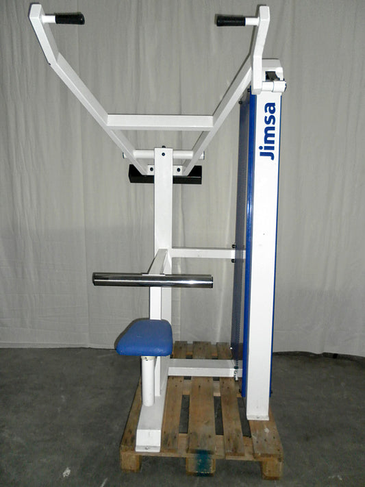 Jimsa Fitnessline Latzug von oben, geführt, gebraucht - überholter Zustand