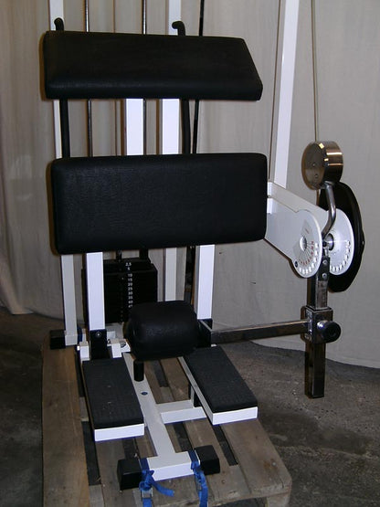 TechnoGym M427, Beinbeuger stehend, weiß, gebraucht