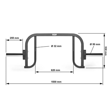 ATX Open Hex Bar Compact - 50mm