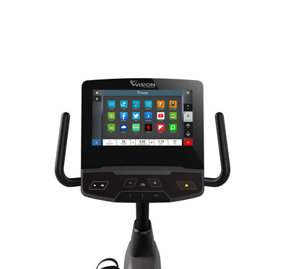 Vision R600E recumbent bike, semi-recumbent ergometer