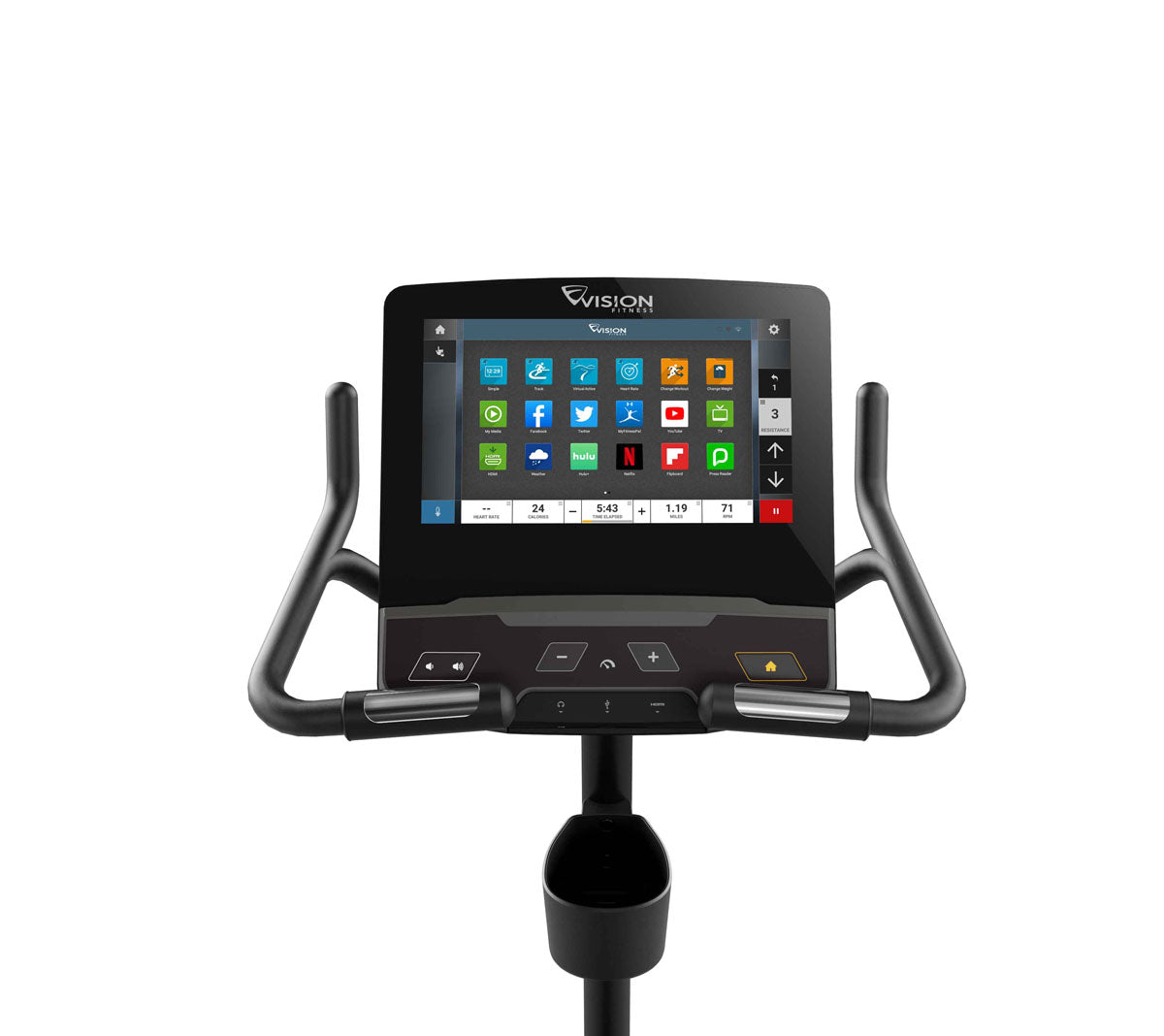 Vision U600E Fahrradergometer, Upright Bike