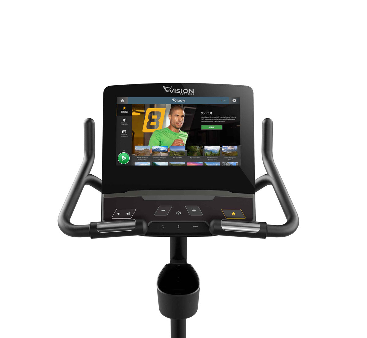 Vision U600E Fahrradergometer, Upright Bike