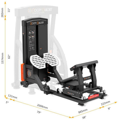 Booty Builder V8, Hip Thrust Maschine, Pomaschine