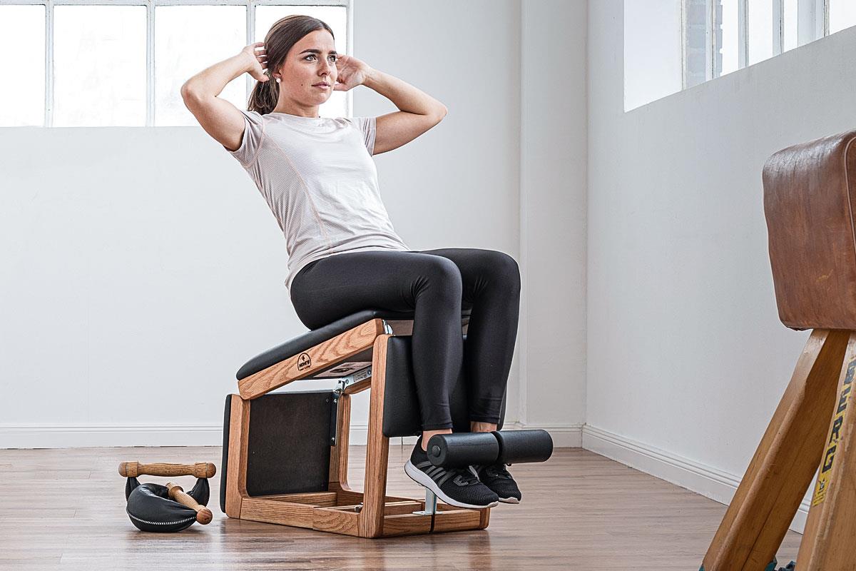 WaterRower NOHrD TriaTrainer Nussbaum, Kunstleder/ Echtleder