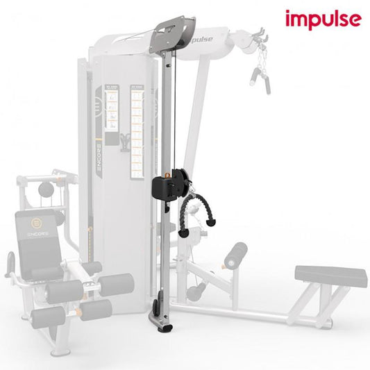 Optionaler Kabelzug Seilzug höhenverstellbar zur Erweiterung für Impulse Fitness Multi Kraftstation Encore ES3000, Multistation ES3000