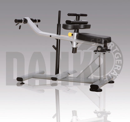 Danksport S-Line strength training equipment, equipment park with approximately 22 fitness machines and accessories, color silver, upholstery brown - New equipment / exhibition equipment
