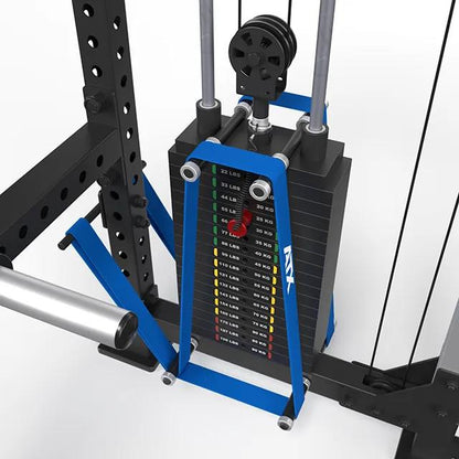 ATX Cable Cross Rack mit 2 x 90 kg Steckgewichten und vielen Extras