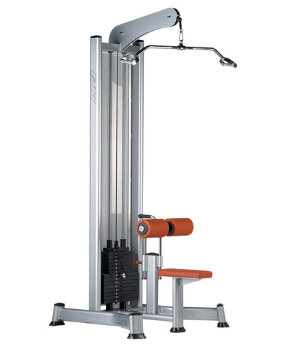 BH Fitness Latzug / Lat Pull Down, 110kg Gewichtsblock, Silber, Strength Line, gebraucht