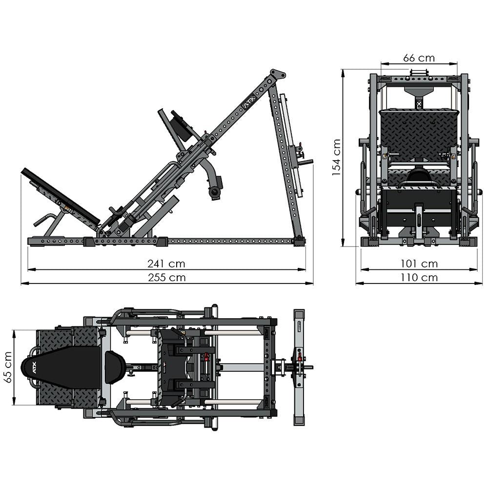 ATX Beinpresse / Hackenschmidt Combo 4inONE