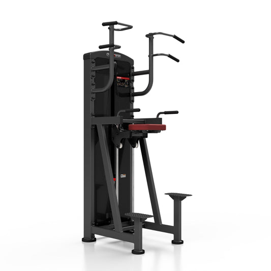 Marbo Sport Klimmzug Dip Maschine mit Unterstützung MP-U231