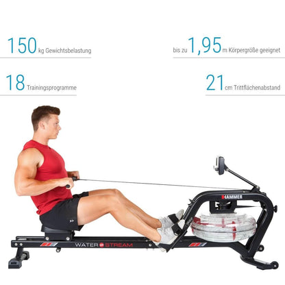 Hammer Water Stream rowing machine